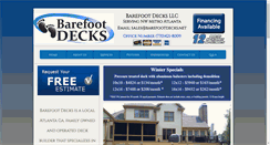 Desktop Screenshot of barefootdecks.net